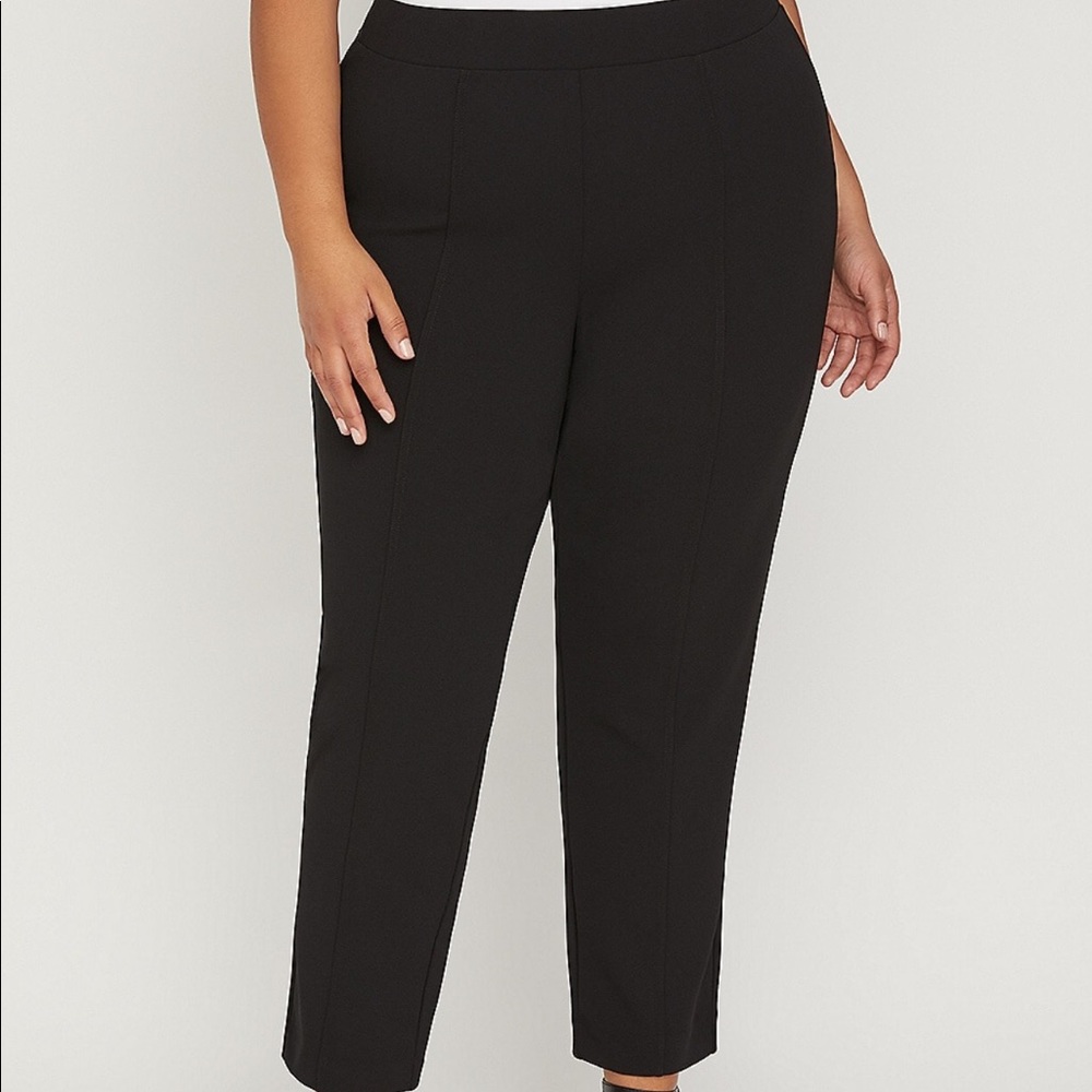 Plus size 👩‍💼 career slack - crepe knit 30/32